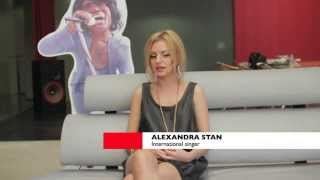 Alexandra Stan Interview Spain [upl. by Trah263]