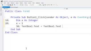 VB Express 2012 Desktop Tutorial 14  The Most Interesting VB Feature  Do Not Program Like This [upl. by Dauf]