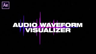 REACTIVE Audio Spectrum Waveform Visualizer  After Effects CC Tutorial 2020 [upl. by Baxy]