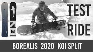 Borealis 2020 Koi Splitboard Test Ride [upl. by Aenej]