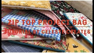 Tutorial Zip Top Project Bag [upl. by Miranda91]