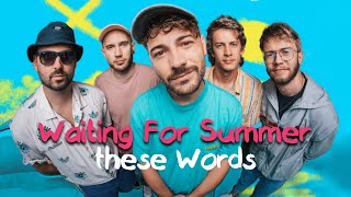 Waiting For Summer  These Words rock cover [upl. by Yelich]