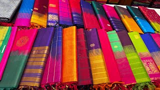 Kumaran Silks Aadi Sale New Arrival Pure Silk Cotton Pochampally Kovai Venkatagiri Chetinad Cottons [upl. by Sivert]