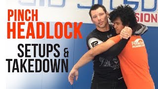 Pinch Headlock Control for Grappling and Wrestling [upl. by Bocock]