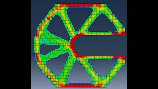 Abaqus Topology Optimization Tutorial C Clip Example [upl. by Ottillia]