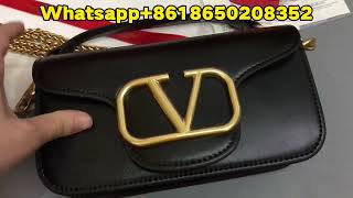 Review VALENTINO GARAVANI LOCÒ SMALL SHOULDER BAG IN CALFSKIN from BOOTSFY [upl. by Dira]