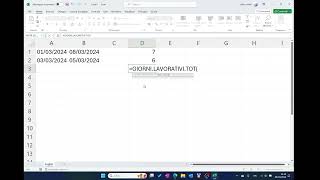 Conta giorni con Excel [upl. by Dreher92]