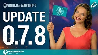 Dasha Presents Update 078  World of Warships [upl. by Annanhoj27]