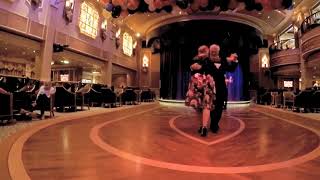 2019 Argentine Tango in the Queens Room Ballroom on Cunards Queen Elizabeth [upl. by Cresa]