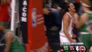 Joakim Noah Steals the Ball and Breaks for the Slam [upl. by Negaem]