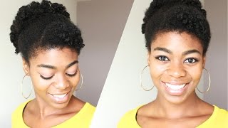 Twist Curl amp Pony Puff Tutorial  ft Carols Daughter  4C Natural Hair [upl. by Eelik18]