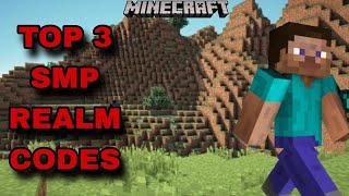 NEW TOP 3 BEST SMP REALM CODES FOR MINECRAFT BEDROCK EDITION [upl. by Suertemed]