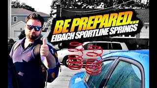 How Much Worth it so far Eibach Sportline Lowering Springs [upl. by Osswald]