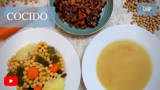 COCIDO ANDALUZ Receta Paso a Paso en Olla Express [upl. by Magee647]