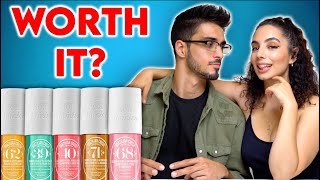 BOYFRIEND RATES SOL DE JANEIRO PERFUME MISTS 🥥🌴 Men Rate Best Body Mists [upl. by Haskell]