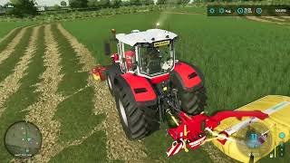 FS22  AGHALEE FARM REVISITED 33  SILAGE IS A GO  8S MOWING PART 1 [upl. by Pontus]