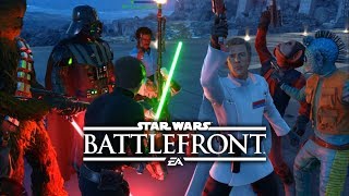 Star Wars Battlefront  6vs6 HERO BLAST Gameplay Highlights 1440p 60fps [upl. by Amory]