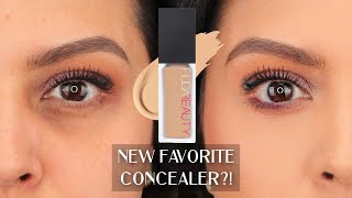 NEW CONCEALER ALERT 🚨A NEW HOLY GRAIL 🤯 HUDA BEAUTY FAUXFILTER CONCEALER  REVIEW  WEAR TEST [upl. by Nemzzaj33]