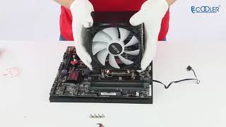 PCCOOLER GIX4S Air Cooler Installation [upl. by Akiras324]