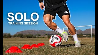 SOLO SOCCER TRAINING SESSION [upl. by Silvio]