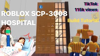 Hospital build tutorial in roblox 3008  3008 house ideas [upl. by Bartie679]