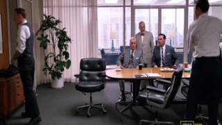 Mad Men  Lane Pryce Fights Pete Campbell [upl. by Kono912]