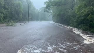 Must Watch Flooding hits Brunswick Co as tropical system churns [upl. by Repip372]