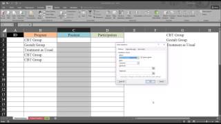 Excel Data Validation to Facilitate Correct Entry of Research Data [upl. by Aeduj]