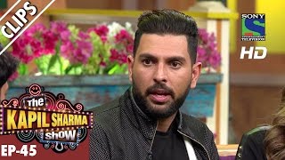 Astonishing cricketer Yuvraj Singh  The Kapil Sharma Show  Ep45 24th September 2016 [upl. by Aire]