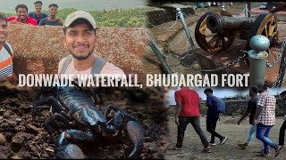 🏞Donawade waterfall Bhudargad Fort 🚩 waterfall fort kolhapur [upl. by Ern]