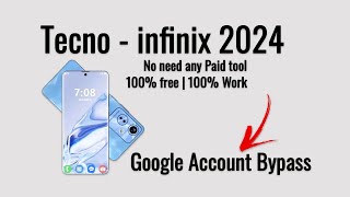 TECNO  Infinix All Models FRP REMOVE  Google Account Bypass 2024 Latest Security Patch [upl. by Emiatej]