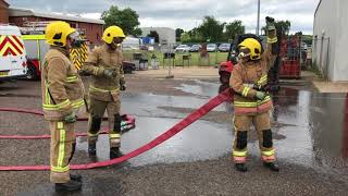 NFRS Recruit Training  Standard Hose Drills [upl. by Lucien]