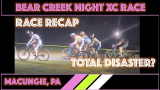 Race Recap 2024 Late Night with Bear Creek XC MTB Race MASS Series [upl. by Onibla]