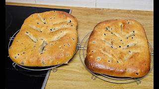 Mes premières fougasses aux olives noires réalisées avec le KitchenAid Délicieuses [upl. by Issak]