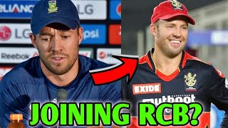 AB De Villiers JOINING RCB 2024 Reacts  ABD RCB  AB De Villiers Cricket News Facts [upl. by Ennaid]