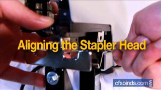 Setup and Adjustment of the Rapid 106 Electric Stapler [upl. by Grath750]