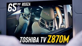 Toshiba TV Z870M 65quot The Ultimate REGZAPowered MiniLED TV🔥 [upl. by Hadeehsar]