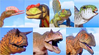 ALL NEW 36 MODDED DINOSAURS AND REPTILES IN JURASSIC WORLD EVOLUTION 2 [upl. by Ayahsey]