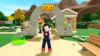 I played Zoo Park Tycoon on Roblox [upl. by Sucy]