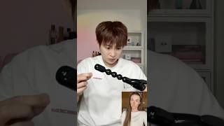 Hair curler explore react funnyreview hair fyp [upl. by Nnaerb447]