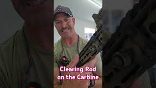 Using STEEL Cleaning Rod as a Clearing Rod and Attachment to the Carbine [upl. by Adnamahs]