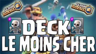 Le Deck Le Moins Cher Du Jeu I 23 Elixir WTF I Clash Royale FR [upl. by Neal952]