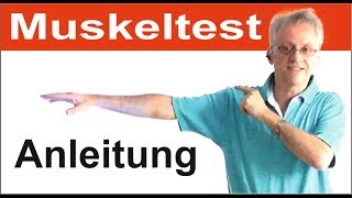 MUSKELTEST Kinesiologie Anleitung  Selbsttest lernen verständlich erklärt 2018 [upl. by Amie]