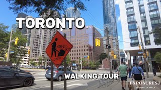 TORONTO DOWNTOWN WALKING TOUR AROUND GERRARD ST E YONGE ST [upl. by Errecart863]