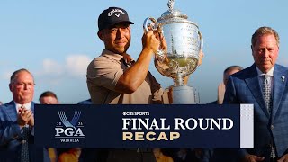 Xander Schauffele 21 wins 2024 PGA Championship I FINAL ROUND RECAP I CBS Sports [upl. by Mcconaghy]