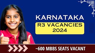 Vacant MBBS Seats in Karnataka  Mop Up Round 2024 [upl. by Adaran258]