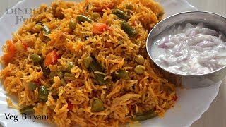 Vegetable Biryani  Veg Biryani in Pressure Cooker Lunch Box Recipe [upl. by Aprilette969]