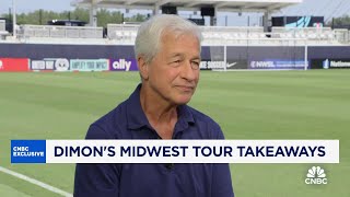 JPMorgan CEO takeaways from Midwest tour America is alive and well [upl. by Yelah]