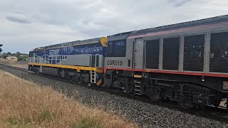 3AM9 SCT Freight CF4430 CSR013 CSR019 Penfield to Laverton 1545 121124 Stawell VIC [upl. by Naval]