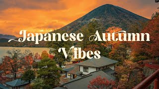 Japanese Autumn Vibes 🍂 Lofi Calm Mixfor Focus and Relaxation [upl. by Ennayelhsa]